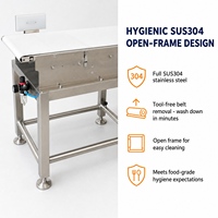 Machine de pesage dynamique de haute précision NY510 avec éjection par soufflage d'air pour ligne d'emballage alimentaire, vérificateur de poids numérique automatique