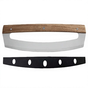 Cortador de <span class=keywords><strong>Pizza</strong></span> con Mango de Madera de Acacia y Cubierta de PP, Apto para Uso Alimentario - Product Image 1