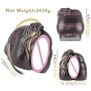 GEEBA Fantasy Stroker 大屁股模具狐狸马龙逼真阴道硅胶男性自慰器性玩具批发 - Product Image 3