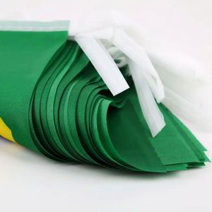 Bandera Personalizada Multicolor de Poliéster Impermeable, Banderas Nacionales Mundiales, Bandera de Cuerda de Tamaño Personalizado para Festivales/Eventos/Centros Comerciales - Product Image 4