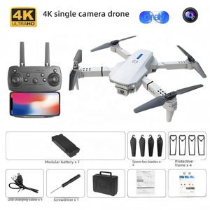 Drone à moteur brushless E88 avec double caméra HD 4K, évitement d'obstacles, mini quadricoptère <span class=keywords><strong>RC</strong></span> pliable le moins cher, <span class=keywords><strong>cadeau</strong></span> pour débutants - Product Image 6