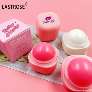 Logo OEM Fraise <span class=keywords><strong>Baume</strong></span> à lèvres naturel longue durée Crème solaire hydratante réparatrice en profondeur Sphère hydratante boule ronde <span class=keywords><strong>Baume</strong></span> à lèvres - Product Image 2