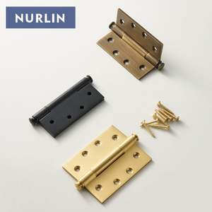 नर्सलिन ठोस पीतल मोटे और मजबूत दरवाजे के दरवाजे के दरवाजे के किनारे मैट पीतल के काले एकल टुकड़े की कीमत - Product Image 5