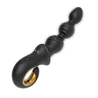 Vibrateur anal télescopique électrique, masseur de prostate, plug anal, stimulateur vaginal et clitoridien, 100% étanche, silicone, jouet sexuel pour adultes