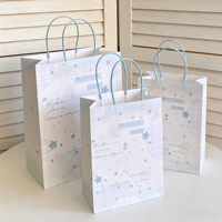 Boîte à bijoux en papier pour emballage de dessins animés, boîte cadeau pour collier, boîte à bagues, sac écologique réutilisable et étanche pour la Saint-Valentin