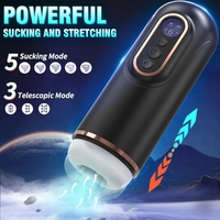 LED-Beleuchteter Masturbationsbecher für Männer mit Heizfunktion, Vibration und Saugmechanismus