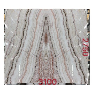 عقيق قوس قزح طبيعي لوحة حائط زخرفية كتاب مباراة أونيكس شفافة - Product Image 5