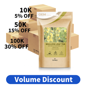 Té de Hoja de Gordolobo Herbal Natural Puro al por Mayor para la Limpieza Pulmonar y el Apoyo Respiratorio, Fórmula y Empaque Personalizados - Product Image 3