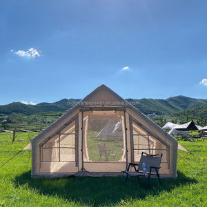 Tente gonflable portable pour le camping en plein air, personnalisable en usine, en tissu Oxford double couche, avec deux chambres et un salon - Product Image 5