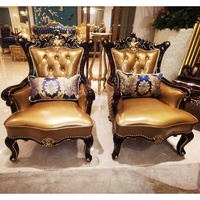Ensembles de meubles de chambre à coucher de taille royale lit de luxe, ensembles de chambre à coucher de taille royale lit antique de meubles royaux