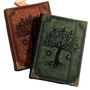 Cuaderno de Diario Mágico Retro de Hojas Sueltas para la Escuela, Cuaderno Grueso y Multifuncional, Cuaderno Recargable de Cuero A5 - Product Image 4