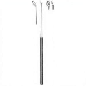 Curette Buck 16,5 cm / 6-1/2 pouces Fig. Curette chirurgicale à manche rond et émoussé pour le rasage précis des tissus – Instrument médical - Product Image 1