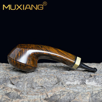 XIAOXIONG Usine En Gros Personnalisé Bois Longue Tige Tomate Pipes À Tabac Classique Nostalgie Briar Fumer Portable Réutilisable