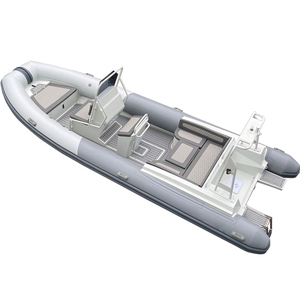 Bateaux pneumatiques RIB en aluminium haute vitesse, noirs, 21 pieds, Rhib 640, durables, en Hypalon/PVC Orca - Product Image 6