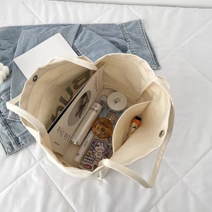 Sac fourre-tout imprimé personnalisé recyclé tissu réutilisable bas quantité minimale de commande brodé nautique femmes coton shopping toile sacs fourre-tout avec logo