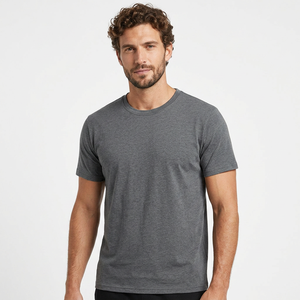 Camiseta de Alta Calidad Ecológica 100% Algodón, Tejido de Punto Suave, Logotipo Personalizado en la Parte Delantera, Transpirable, EVERGREEN, Manga Corta para Hombre - Product Image 1