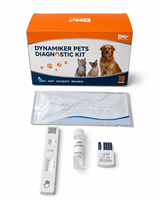 Dynamiker Pets DNP-1016 Kit de Prueba de Fluorescencia Cuantitativa Rápida de 10 Minutos para la Proteína C Reactiva Canina (PCR) Veterinaria, Certificado CE