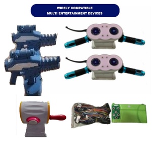 Ocean Robot Themed Metal <b>Arcade</b> <b>Game</b> <b>Machine</b> Accessory Set with Dual Controllers Shooting Guns 110/220V for Children's Amusement - Product Image 2