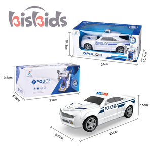 Hot Selling 2 <strong>in</strong> 1 Electric Universal Car <strong>Transform</strong> <strong>Robot</strong> Universal Deformation Police Car Toy With Light and Music - Product Image 6