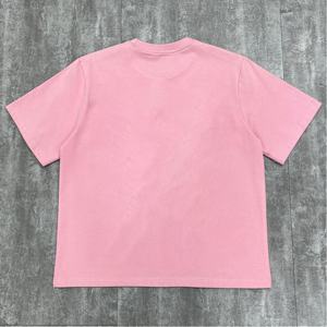 Camiseta de algodón de alta calidad personalizada, estilo streetwear, diseño de camiseta de peso pesado, hombros caídos, impresión DTG, camisetas gráficas extragrandes - Product Image 2