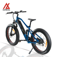VTT électrique EZREAL haute vitesse 48V 750W avec moteur à moyeu arrière alimenté par batterie au lithium