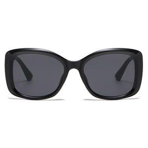 Nuevas gafas de sol tipo ojo de gato para mujer, montura grande negra, protección UV400, montura de plástico y Metal, gafas de sol de clase 2 RG 99065 - Product Image 1