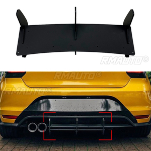 Car Rear Bumper Diffuser Spoiler Splitter Body Kit Tuning Black New for VW Polo MK5 GTI 6R 6C Two/Four Door Facelift 2010-2018 - Product Image 1