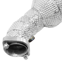 Tuyau d'échappement haute performance 200 cellules avec isolation pour moteur C43 W205 E43 W213 GLC43 GLE43 C450 AMG 3.0T M276 2016+
