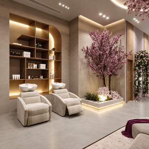 Muebles Personalizados para Salón de Uñas, Mesas de Manicura, Vitrinas para Esmaltes, Mostrador de Recepción para Estudio de Belleza - Product Image 4
