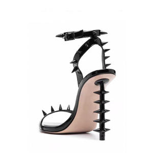 लक्जरी डिजाइनर हाई हील्स सैंडल ग्रीष्मकालीन फैशन वेडिंग महिला सेक्सी जूते - Product Image 4