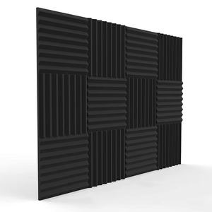 Diffuseurs de son Cale de <span class=keywords><strong>mousse</strong></span> acoustique pour plafond Rembourrage insonorisé Panneaux de <span class=keywords><strong>mousse</strong></span> acoustique noirs absorbant le panneau de <span class=keywords><strong>mousse</strong></span> acoustique Echo - Product Image 3