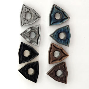 WNMG080404/08/12 Wolframcarbide Super <span class=keywords><strong>Hard</strong></span> CP2430FS Gecoate CNC Draaibank Snijgereedschappen Bewerkingsdraaiplaten OEM Hoogwaardig - Product Image 1