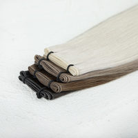 Extensions de cheveux Leshine Genius Weft en gros, double trame, 100% cheveux Remy, extensions de cheveux Genius Weft