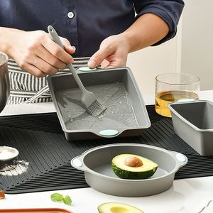 Moule à gâteau rond et carré en silicone antiadhésif à démoulage facile, outils de pâtisserie personnalisés, faible MOQ - Product Image 2