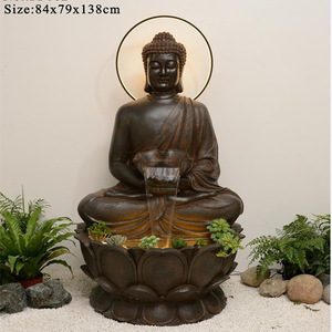 Fontaine d'intérieur personnalisée pour la relaxation, cascade au sol pour la maison, le bureau, le <span class=keywords><strong>jardin</strong></span>, la terrasse - Product Image 2