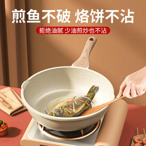 Sartén Antiadherente AUX de 28 cm, Fondo Plano Redondo, Compatible con Inducción, Fácil de Limpiar, Solo Lavar a Mano - Product Image 4