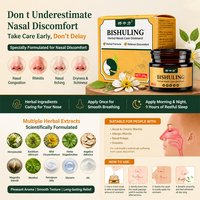 Nouvelles Tendances Crème de Soin Nasal pour Sinusite Rhinite Allergique Congestion Nasale Herbes Froides Nez qui coule Démangeaisons Éternuements