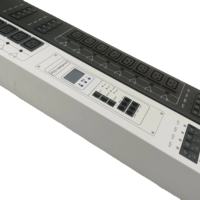 PDU intelligente contrôlée à distance IP unité de distribution d'alimentation réseau 24 voies 125A Protection de sortie PDU intelligente 24 voies 125A