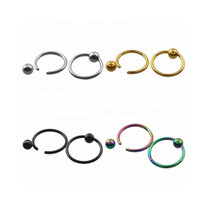 Rvs Wenkbrauw Tepel <span class=keywords><strong>Penis</strong></span> Neus Oor Tragus Bal Sluiting <span class=keywords><strong>Ring</strong></span> Body <span class=keywords><strong>Bcr</strong></span> Piercing Sieraden Captive Bead Ringen - Product Image 5