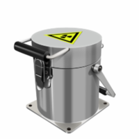 Conteneur de protection contre les radiations en tungstène sur mesure, utilisation médicale, stockage de sources radioactives nucléaires, construction durable, Heru AZ-7250
