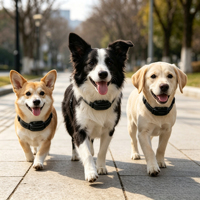 Collar de Adiestramiento para Perros Recargable e Impermeable con Control Remoto, Collar Antiladridos con Descarga Eléctrica para el Adiestramiento de Mascotas