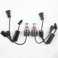 N021 H8 LED Marker 120W Sin Error Ojos de Ángel LED E60 E61 E87 E82 X5 E70 X6 E71 E90 E91 H8 E92 Xenón Blanco para BMW