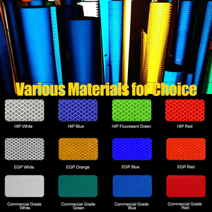 オリジナル反射フィルム卸売反射シート道路安全または車のステッカーPET PVC高品質 - Product Image 2