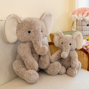 Jouets en peluche d'éléphant, animaux en peluche doux, poupée d'éléphant apaisante, jouets pour bébés, joli cadeau d'anniversaire pour les enfants, les filles, décoration de la maison - Product Image 2