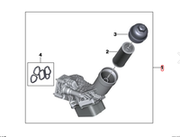 Durable High Performance Silver All Aluminum Oil Cooler Assembly for G20/G28/G02/G04/G05 Engine OEM 11428580414B 12-Month