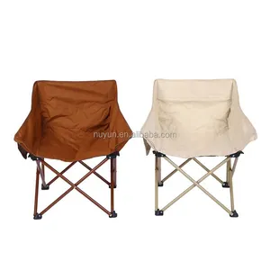 Outdoor Ultralight Moon Folding Fabric Fishing Beach Chair Aluminum Backpack Portable Lightweight Camp Chair