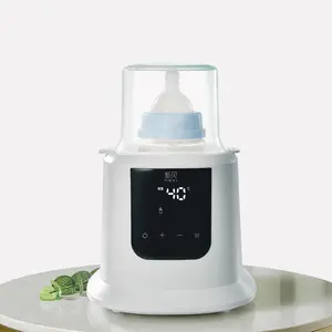 Penghangat botol susu Digital portabel, penghangat botol ASI elektrik kelas makanan pintar nyaman