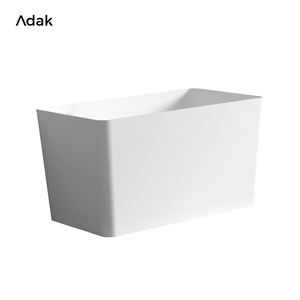 Robuste Kunststein badewanne Freistehende Badewanne mit fester Oberfläche für kleines Badezimmer - Product Image 4