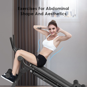 ZHOYA SPORT Appareil de musculation à domicile Ab Coaster, Banc d'inclinaison réglable <span class=keywords><strong>pour</strong></span> sit-ups et presse, Entraînement abdominal et de base, Exercices de force - Product Image 2