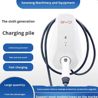 Pengisi Daya EV AC Baru 7kw Cepat BYD Home Wallbox Stasiun Pengisian Daya 200-220V Antarmuka GB/T untuk Retrofit/Peningkatan